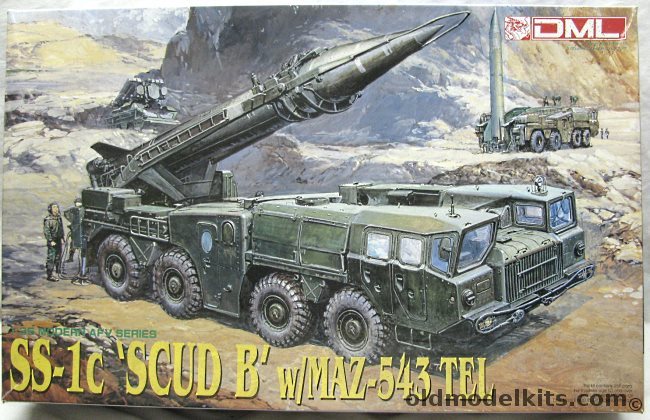 DML 1/35 SS-1c Scud B with Maz 534 TEL - USSR / Iraq / Poland / East Germany / Czechoslovakia, 3520 plastic model kit